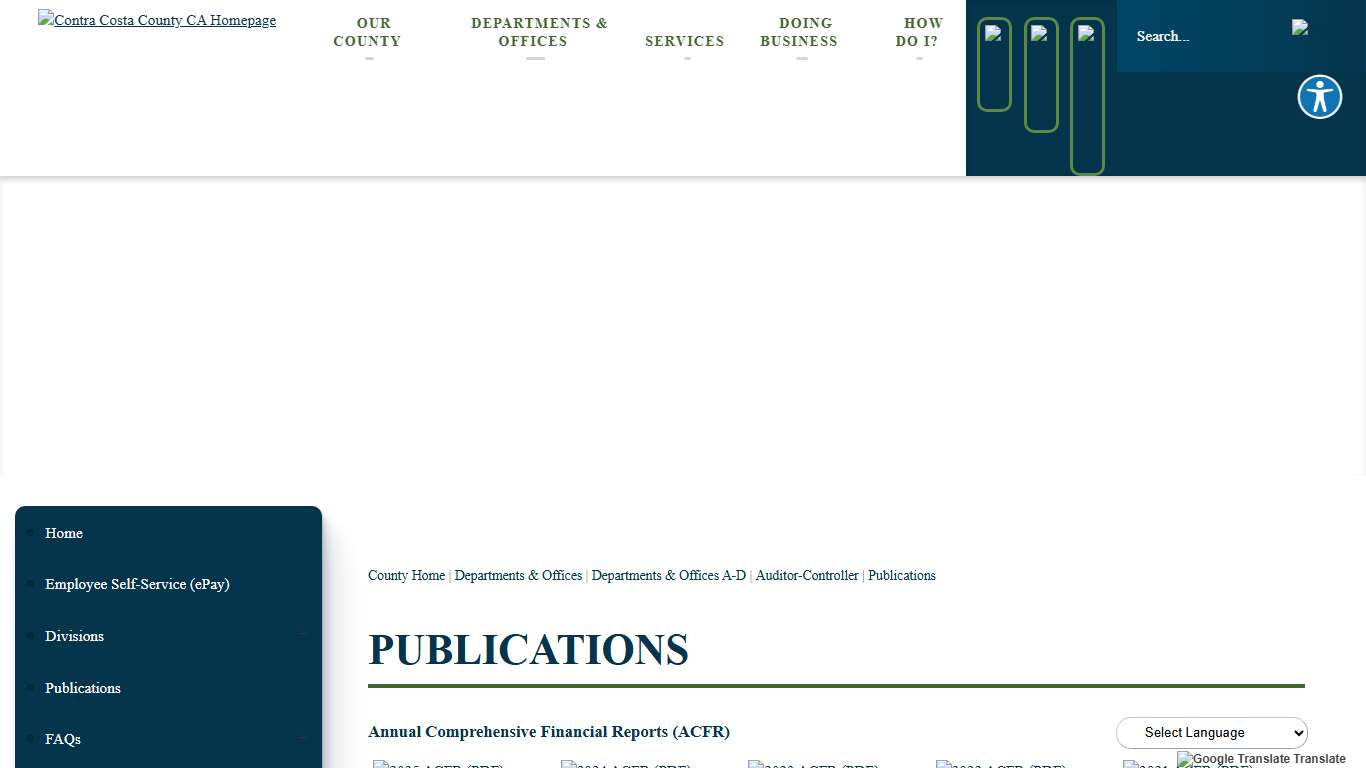 Publications Contra Costa County, CA Official Website